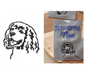 Stickdatei - Cocker Spaniel Silhouette